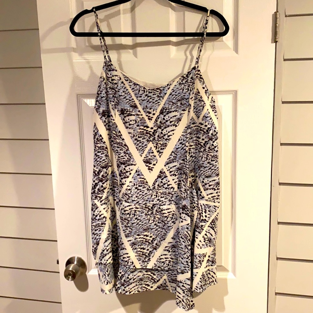 Short and flowy dress with fun pattern